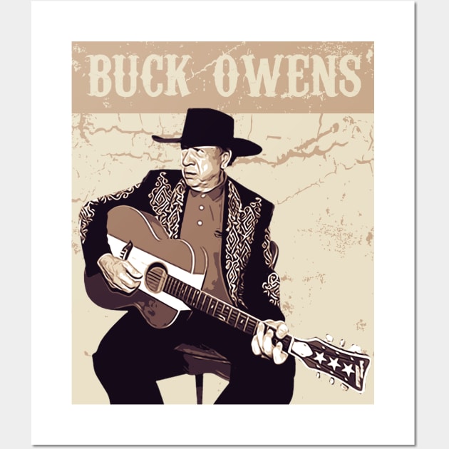 Buck owens // vintage Wall Art by Degiab